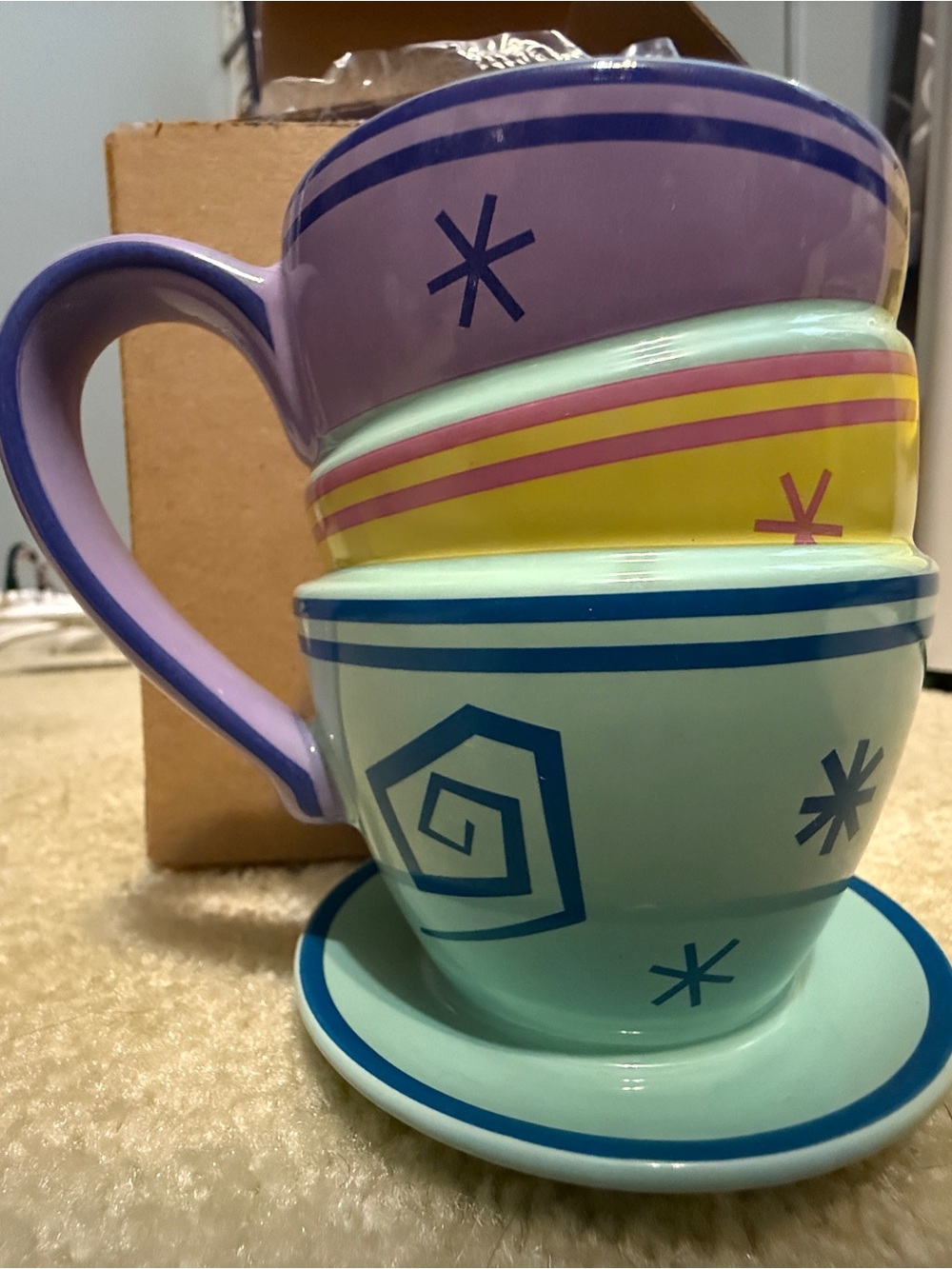 Alice in Wonderland tea cup inspired mug